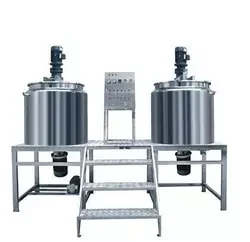 GMP Machine Factory Liquid Washing Mixing Liquid Soap Making Machine Mixer with Heat Type