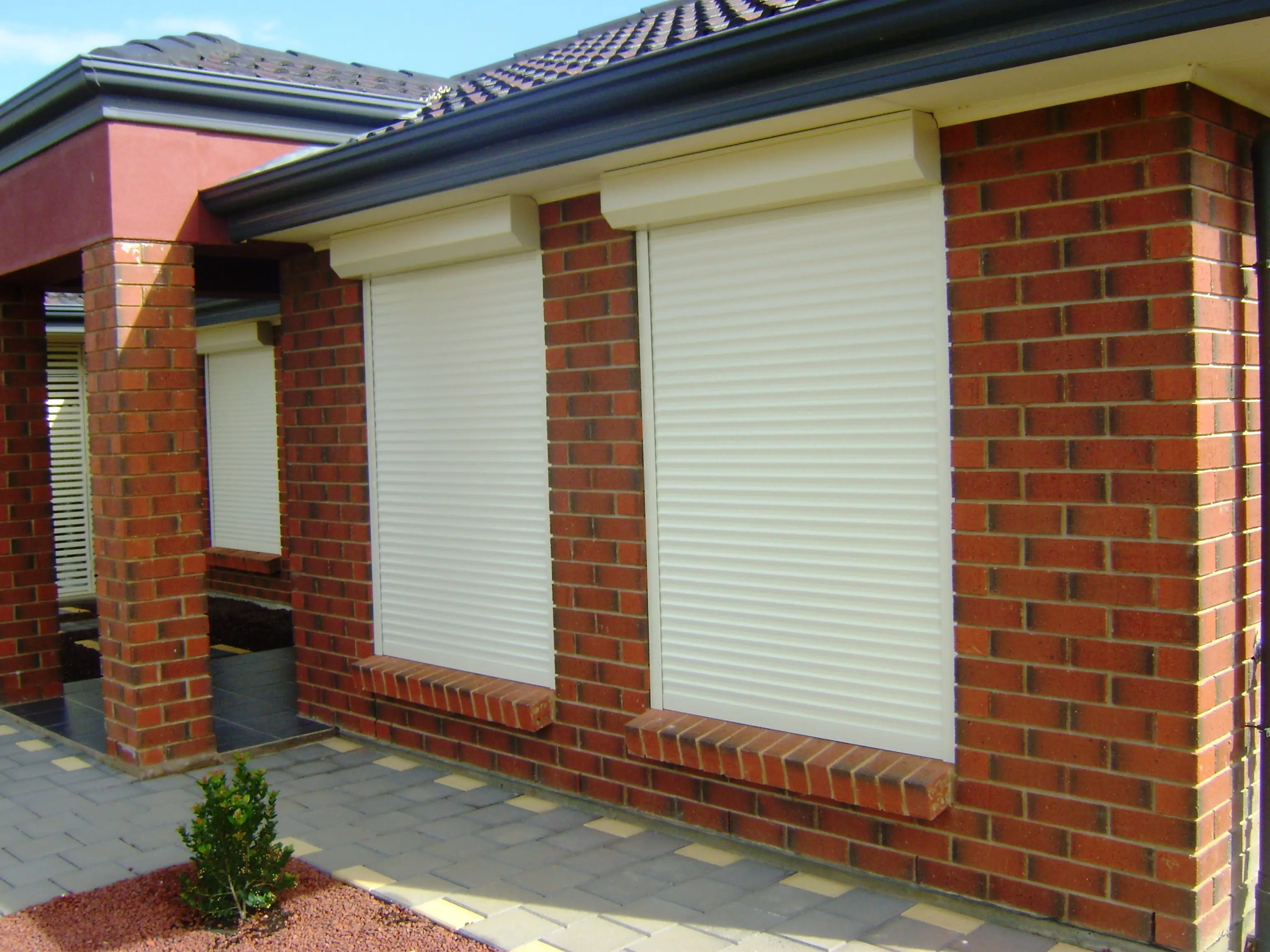 High Security Shutters For Windows and Doors Cabin Security Shutters Roll Down Window Security Shutters