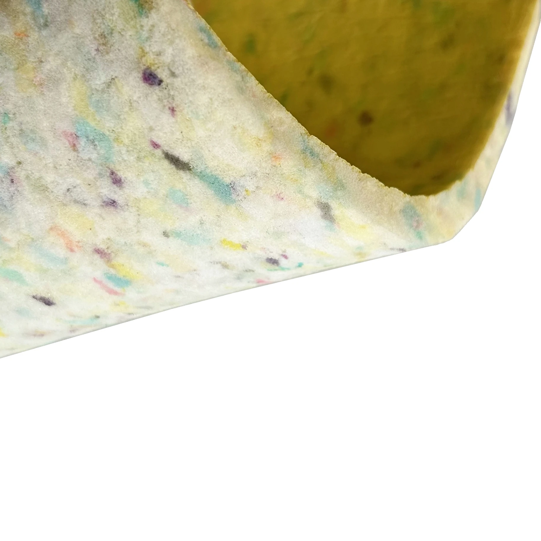 9mm Surface covered with PE film and non-woven fabric recycled sponge carpet underlay for under carpet
