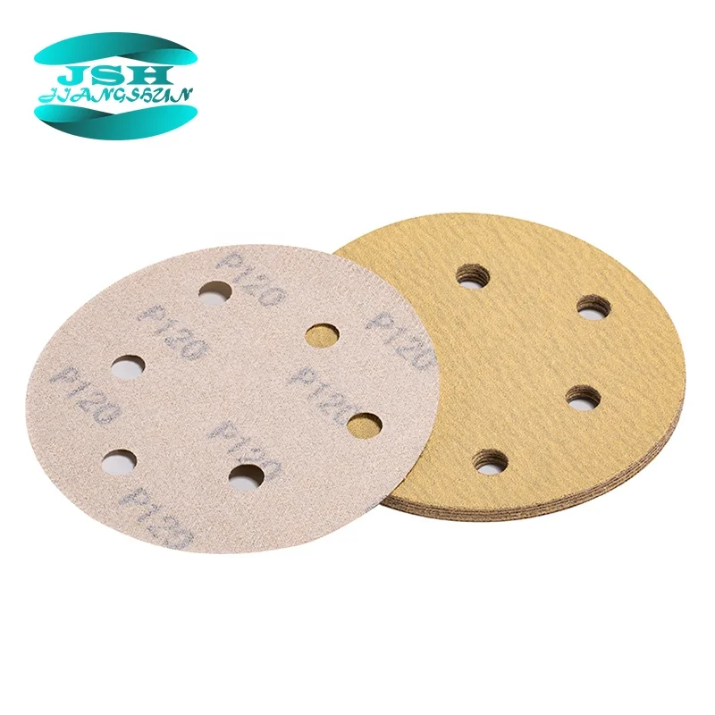 Abrasive aluminium oxide auto refinish sand paper sanding disc pad