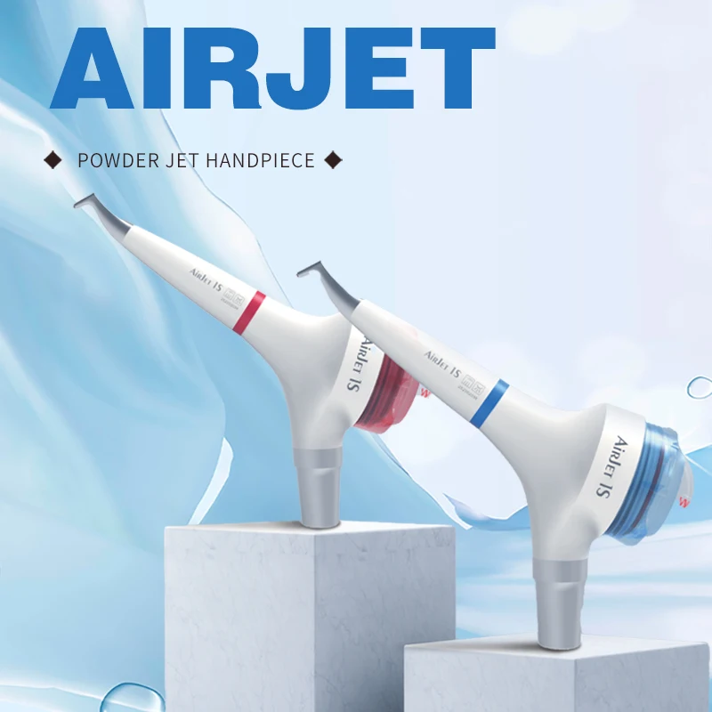 High Quality Dental Equipment 360 Degree Free Rotation Handle Dental Air Polisher Powder Jet Handpiece