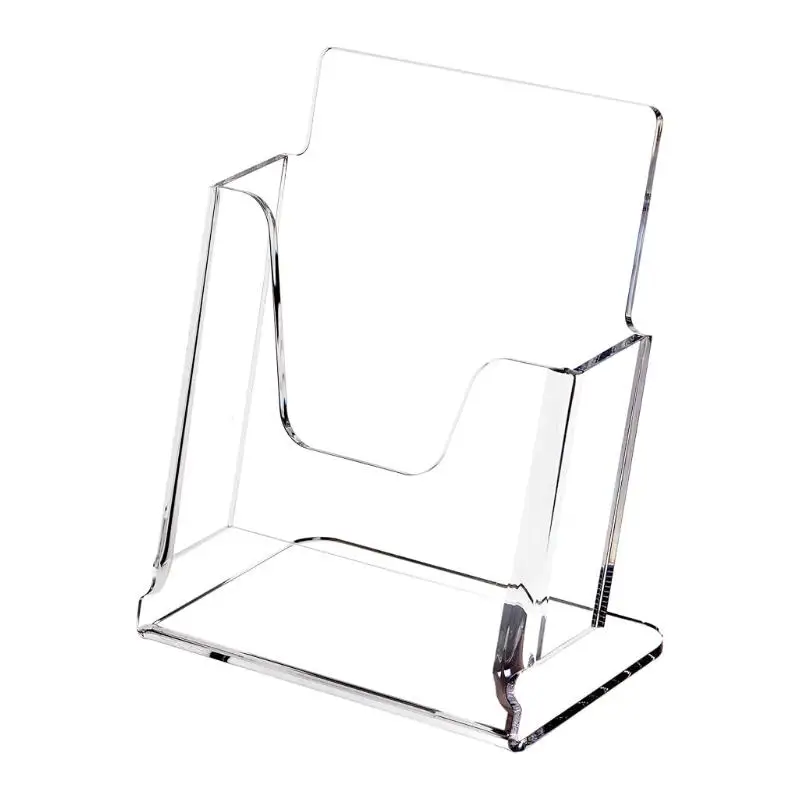 8.5X11Inch Clear Acrylic Brochure Holder Flyer Stand Display Magazine Pamphlet Booklet Holder Office Hotel Lobby Library-1 Pack