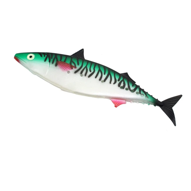 Hollow mackerel big fishing lure soft plastic fishing tuna marlin lure