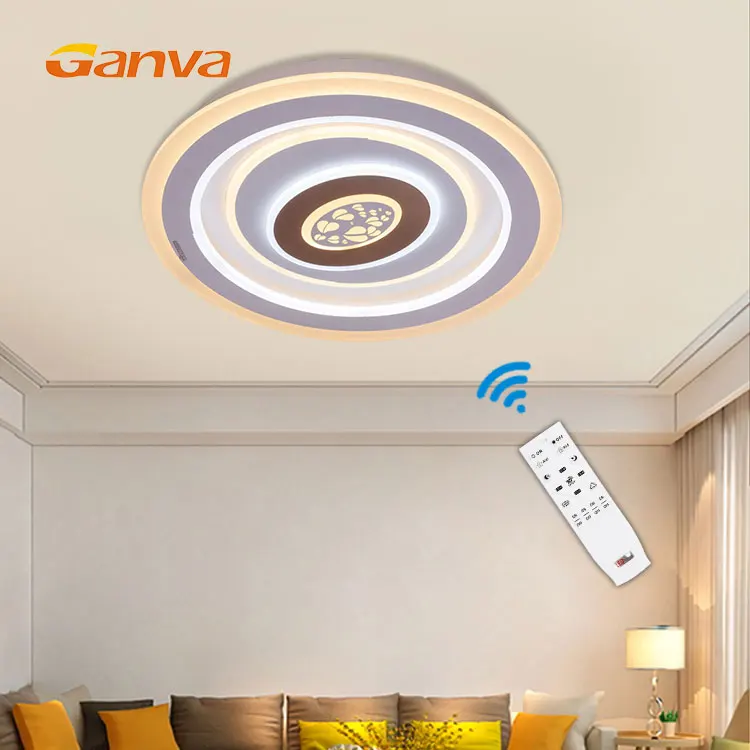 Modern Classic Home Decorative Dining Room Bedroom Remote Control Led Ceiling Light