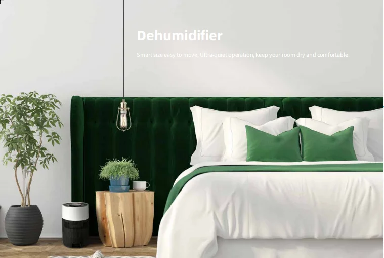 Capacity 1800ml Themoelectric Dehumidifier for home use with air purify function