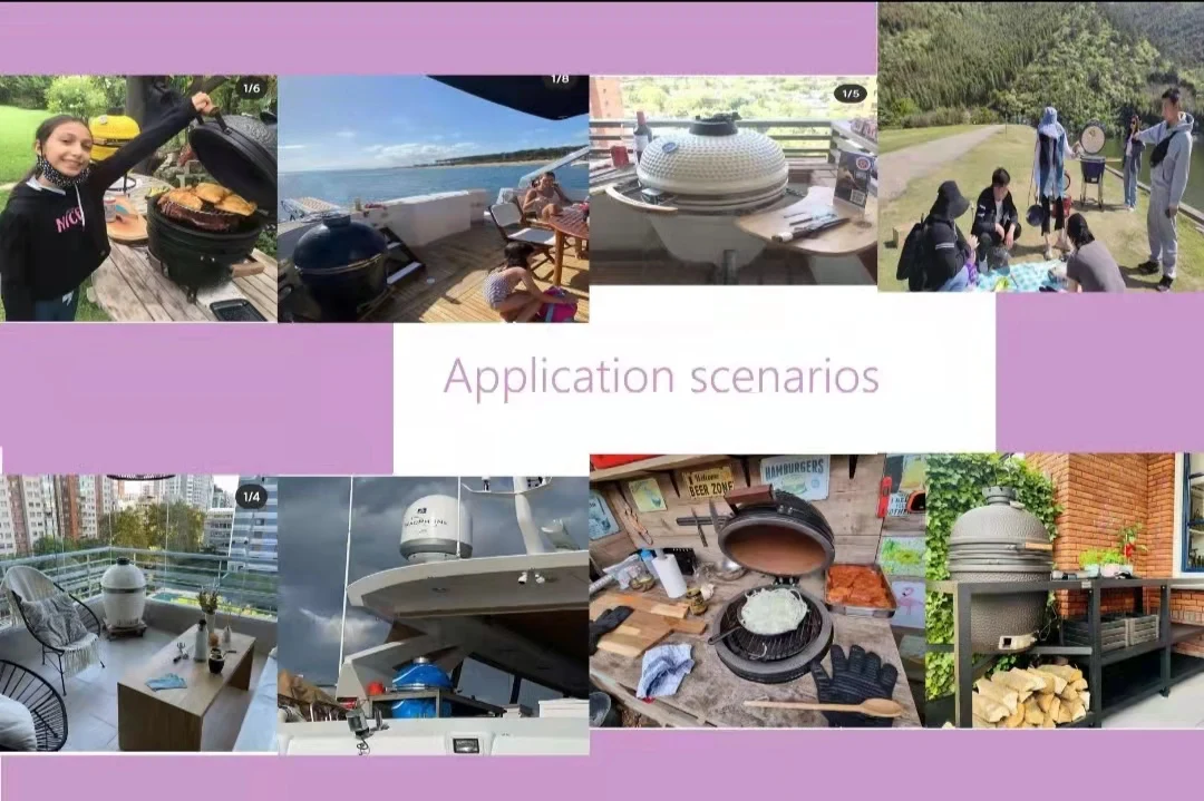 WUXIMY Hot-selling Kamado XXL Big Egg Kamado Grill charcoal smoker/pellet grill for garden