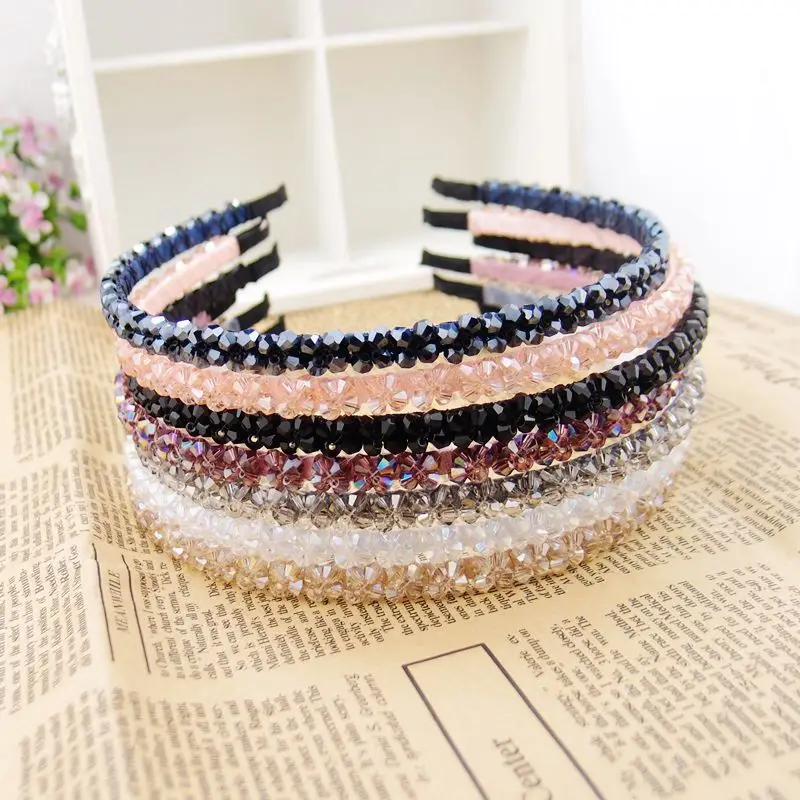 Stylish Crystal Rhinestone Hair Band  Headbands For Women Luxury