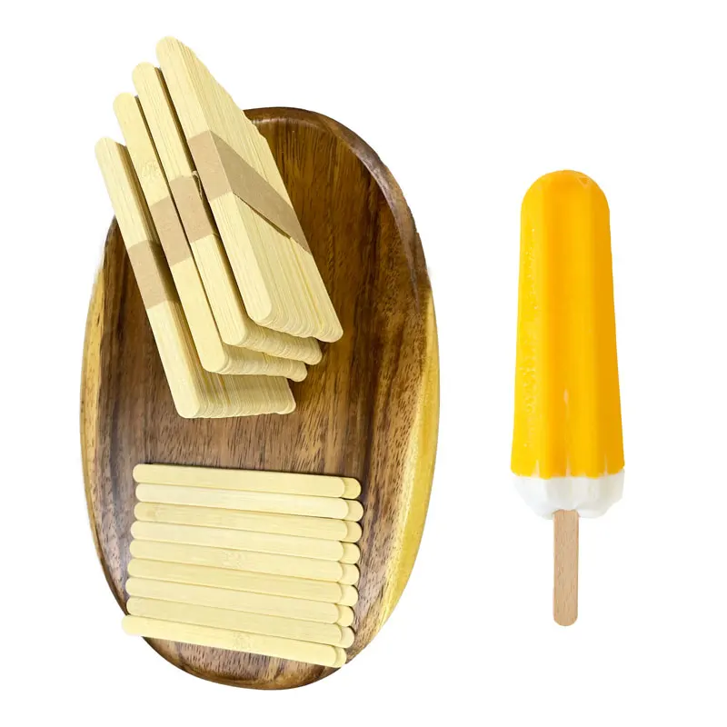 Factory Direct Selling Disposable Wooden Ice Cream Sticks For Diy Natural Wood Craft Sticks Popsicle stick