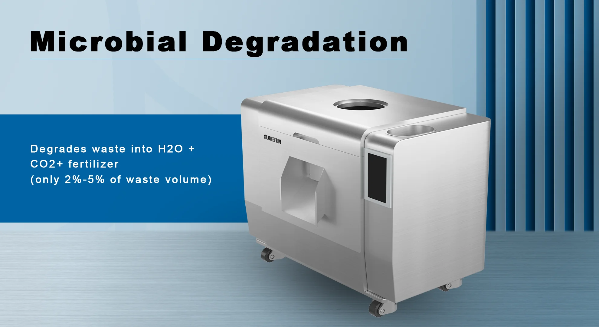 SUNEFUN 30KG kitchen compost garbage disposals compost making machines food waste disposer food waste composting machine