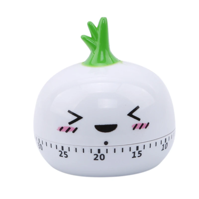 2022 Cartoon Animal Vegetable Shape 60 Minute Timer Easy Operate Kitchen Timer Cooking Baking Helper Kitchen Tools