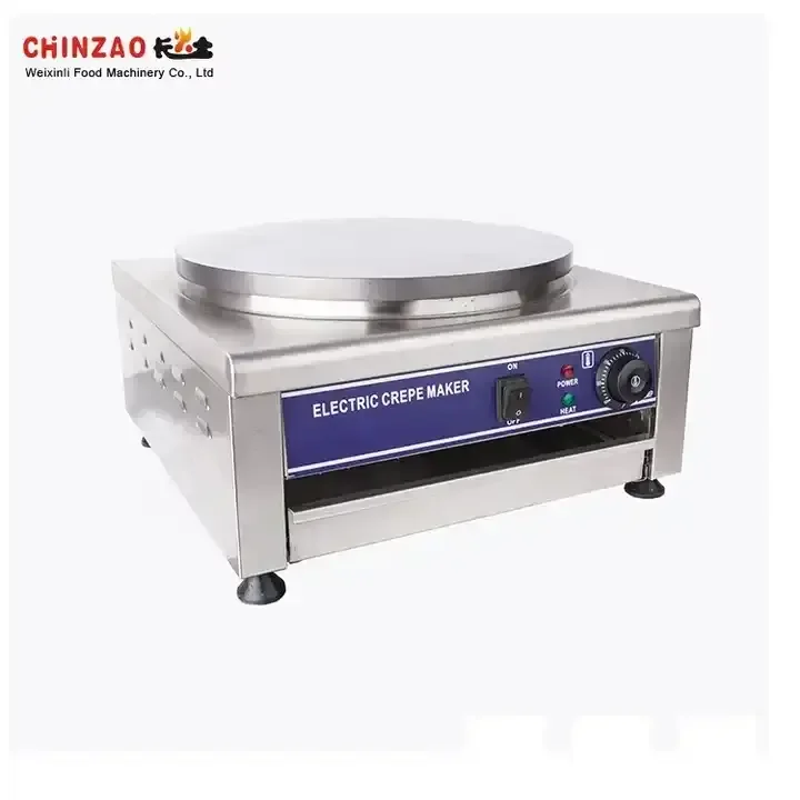 High Quality Commercial fast food Restaurant Crepe Machine Electric Industrial Pancake Crepe Maker For Catering Equipment