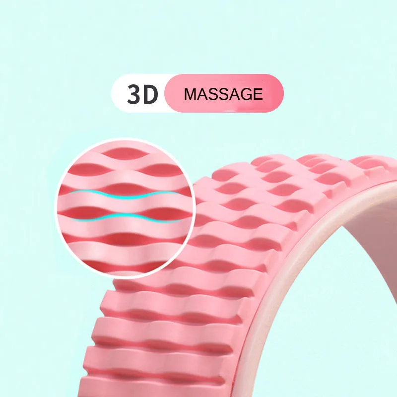 Hot sale  Yoga Wheel  Factory Direct Sale Custom High Density TPE Strongest & Most Comfortable Yoga Wheel