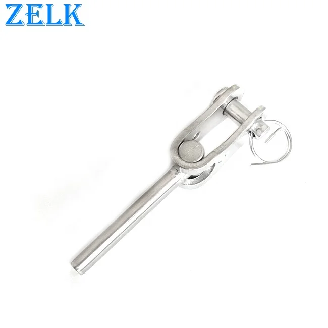 High Polished AISI304 316 Stainless Steel Toggle Wire Rope Swage Terminal T Style