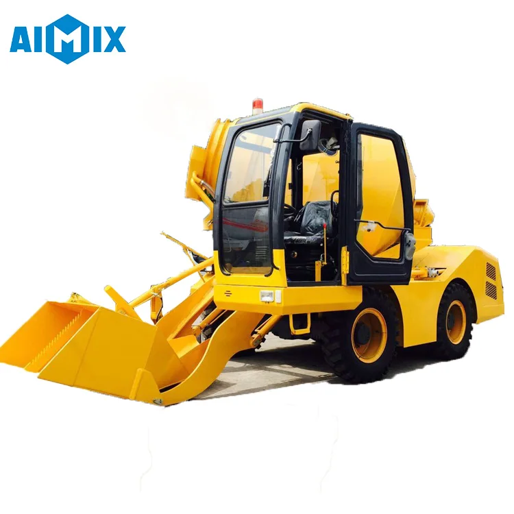 Aimix AS-3.5 New type high quality self loading mobile concrete mixers cement mixer