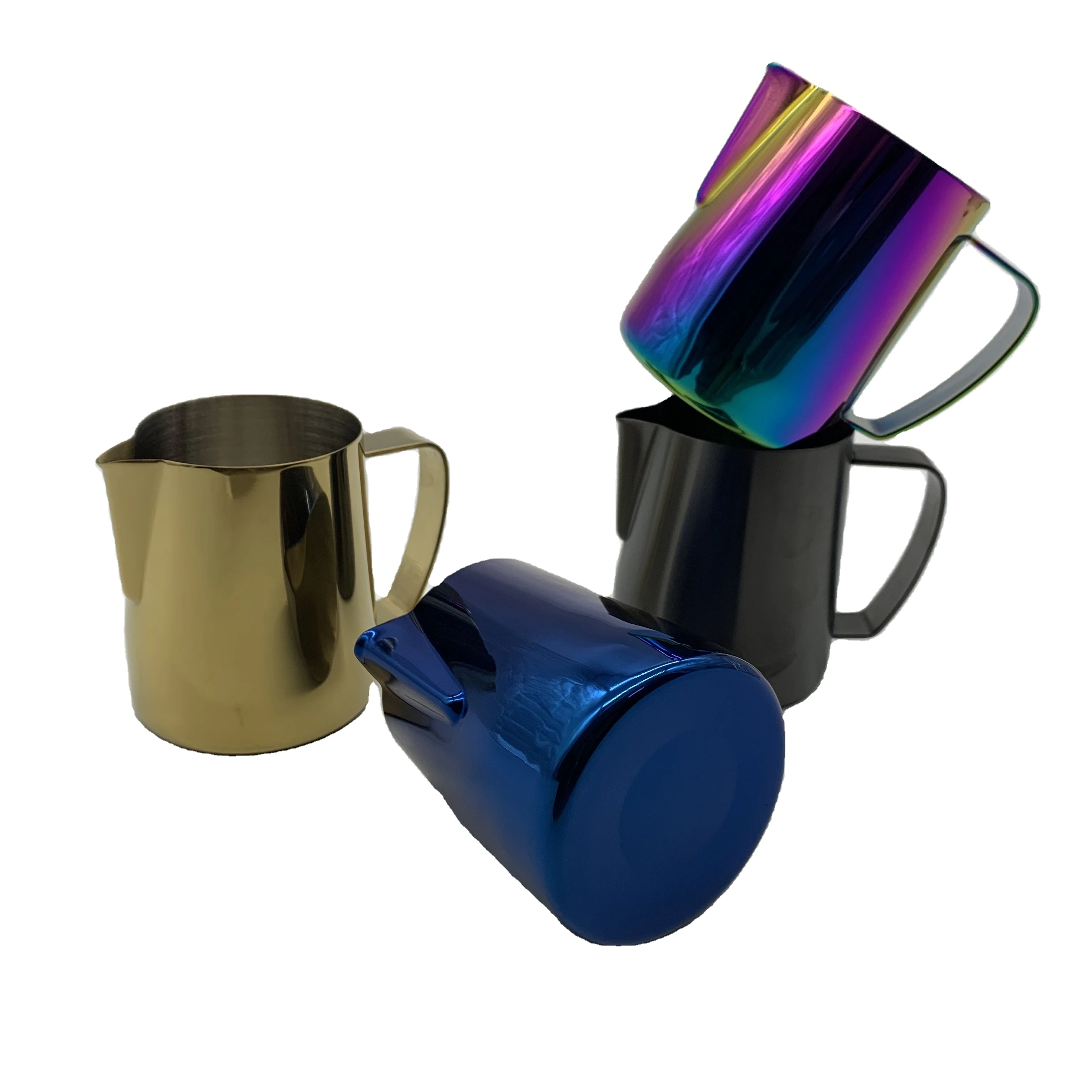 350ml Milk Jug Metal Stainless Steel Garland Coffee Espresso Latte Art Milk Frothing Pitcher Steaming Jug Cups