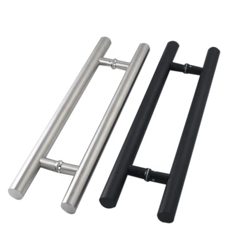 Китайский поставщик, простая стильная ручка из нержавеющей стали, ручка для раздвижной стеклянной двери SUS304