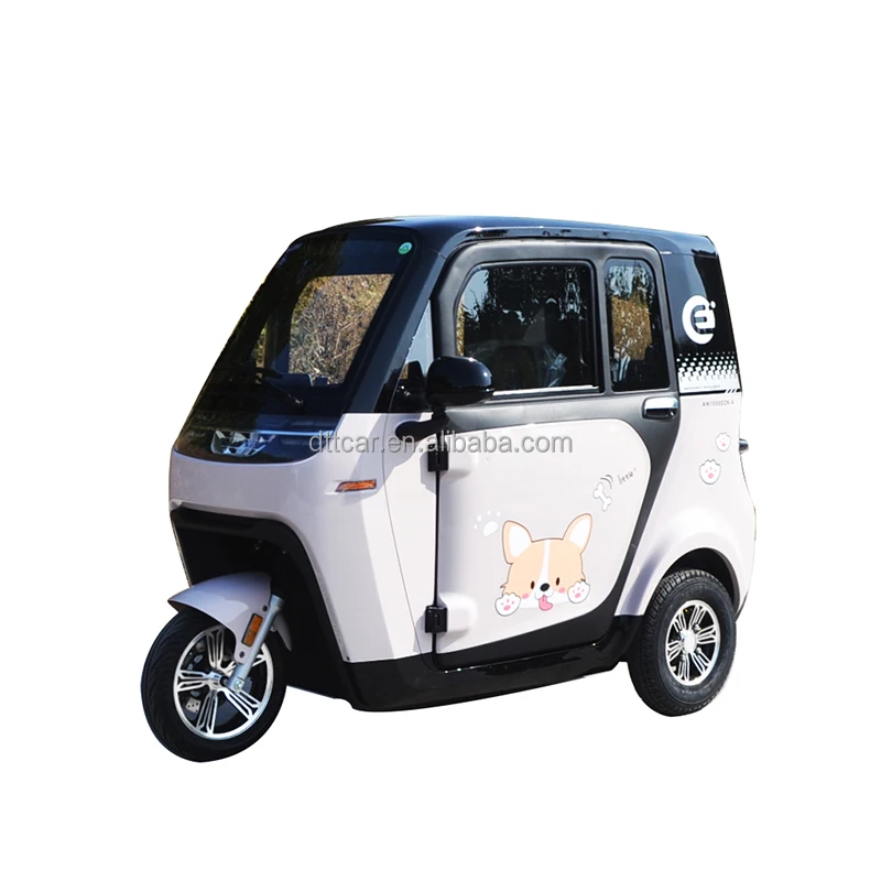 EEC Cheap China Closed Passenger 1200W Electric Tricycle ride on car