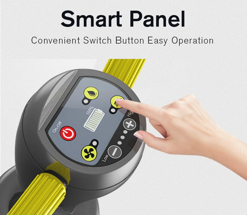 Wireless Stick Dual Water Tank Self Cleaning Electric Mop Floor Sweeper