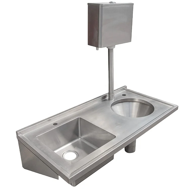 Luxury Stainless Steel Composite Rectangular Hospital Sink