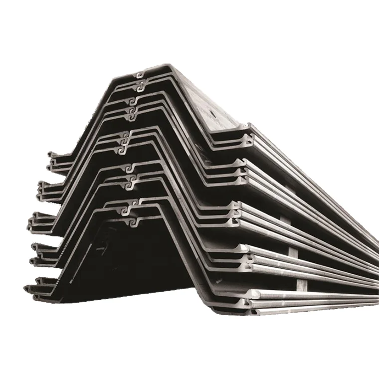 Steel factory supply sheet pile steel price of type 2 steel sheet pile