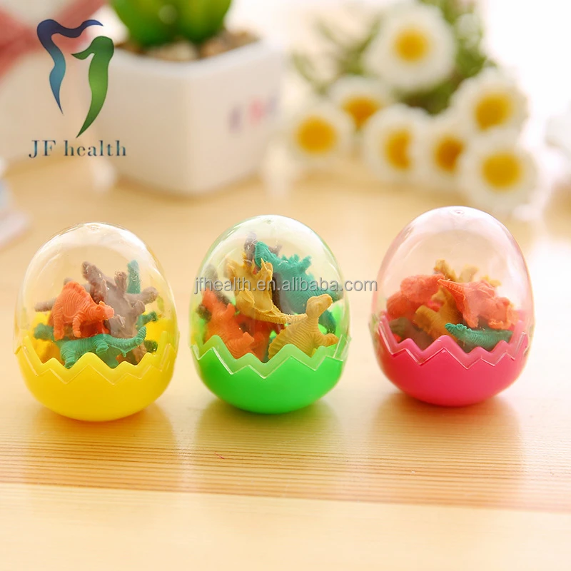 wholesale children student stationery creative cartoon mini dinosaur egg eraser