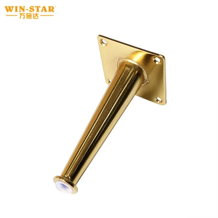 factory cheap wholesale adjustable square round metal wrought iron aluminum stainless steel feet table foot leg