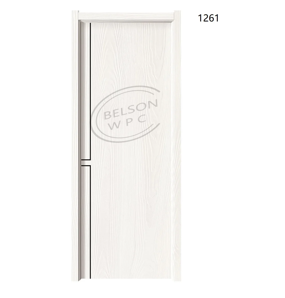 Belson wpc High Quality WPC Composite Plastic Wood Design for Interior Bathroom Door-Other Door Gener Huangshan supplier