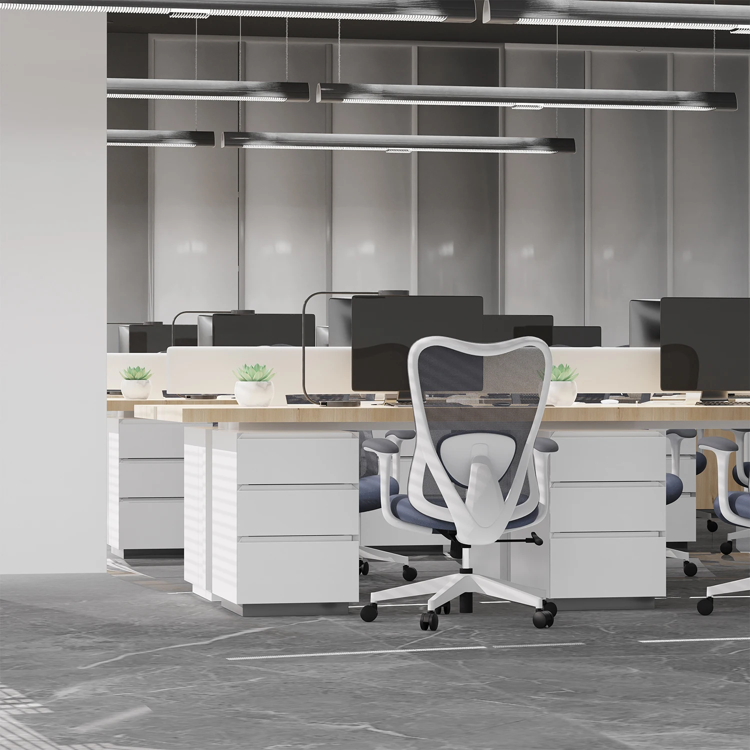2024 New Design Commercial Furniture Manufacturers 4D Armrest Boss Computer Executive Ergonomic Mesh High Back Office Chairs