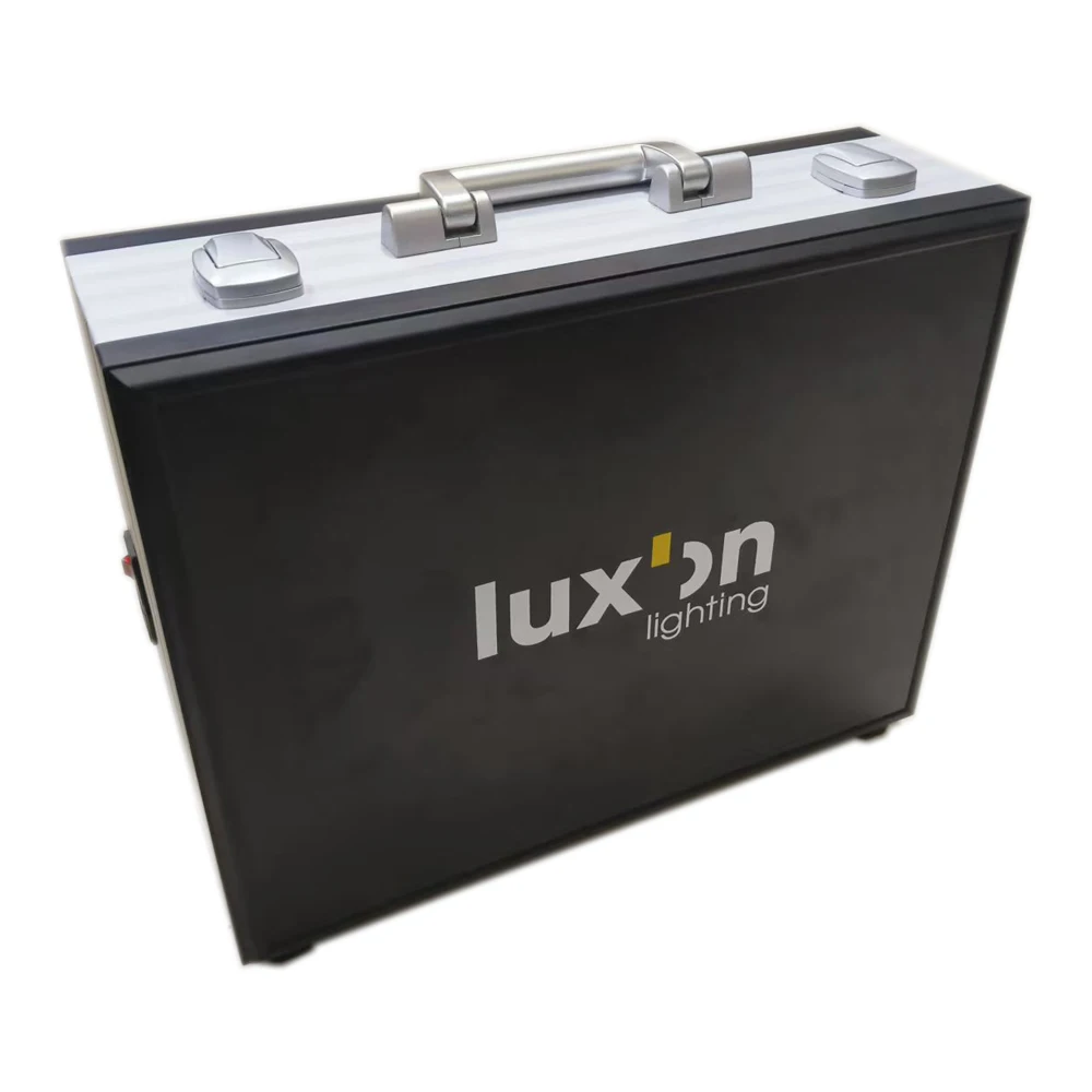 Patented aluminum alloy lamp barrel toolbox with plugs Instrument Box case Hardware Storage Tool Box Suitcase With Sponge