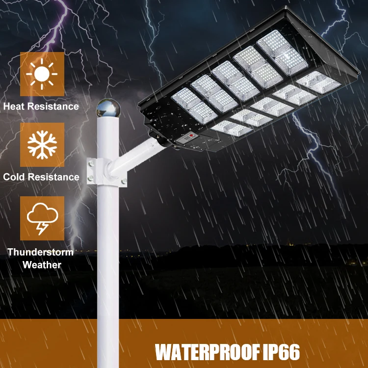 Factory manufactured 180w 240w 300w Radar Sensor Ip65 Smd Abs Road  All In One Led Solar Streetlight