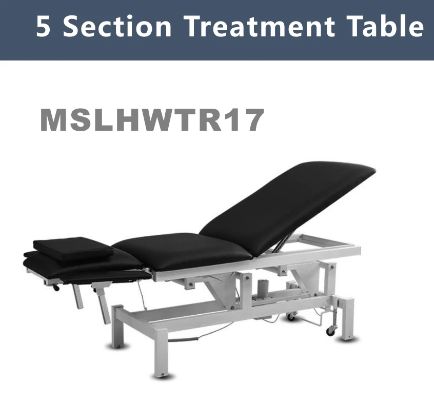 Electric 5 Section Treatment Table  Physiotherapy Orthopaedic/Lumbar/Cervical T  Traction Bed
