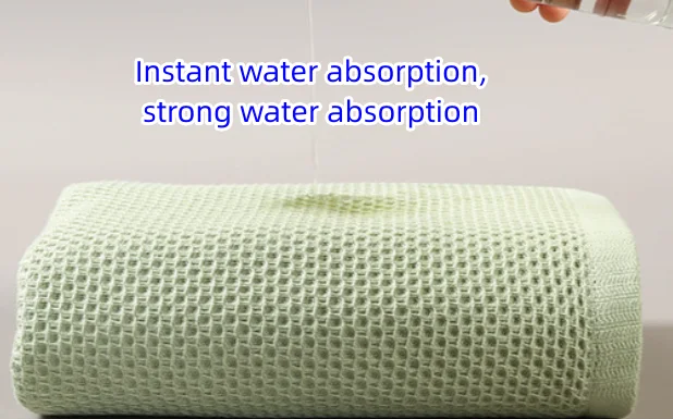 Hot Selling 100% Cotton Honeycomb Waffle Bath Towel  household absorbent gauze towel