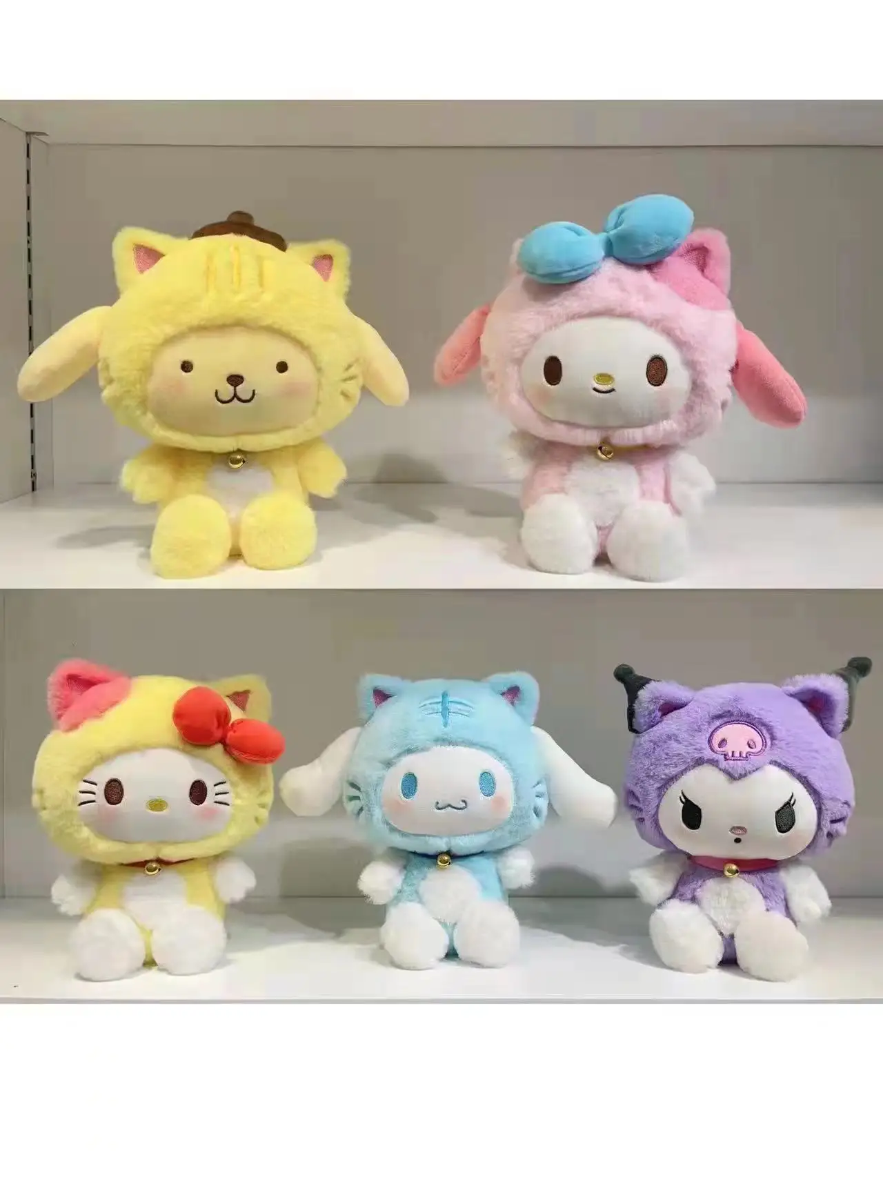 Kuromi cute plush toy  sanrio plush kuromi  plush figure toys for girls My Melody dolls wholesale