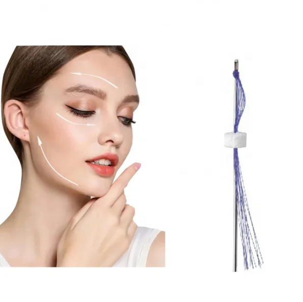 Absorbable Sterile 18g 19g 100mm 120mm Face Lift Thread Chest Buttock Lift Molding Cog Flat Shark Teeth Pdo Threads