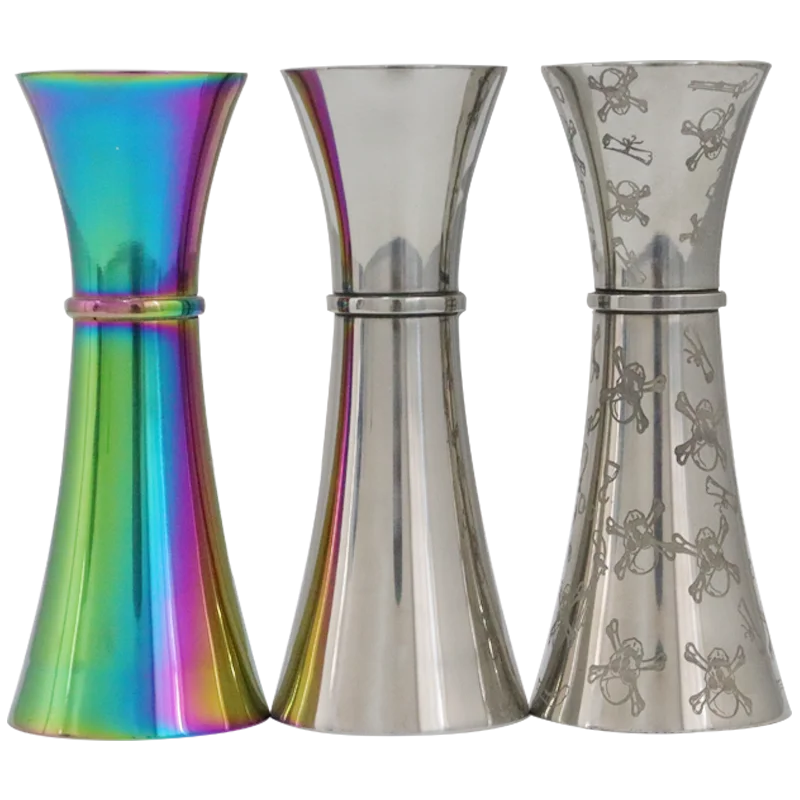 Wholesale Stainless Steel 304 Double Jigger Measuring Cup and Cocktail Jiggers for Wine Bar Tools from Manufacturer