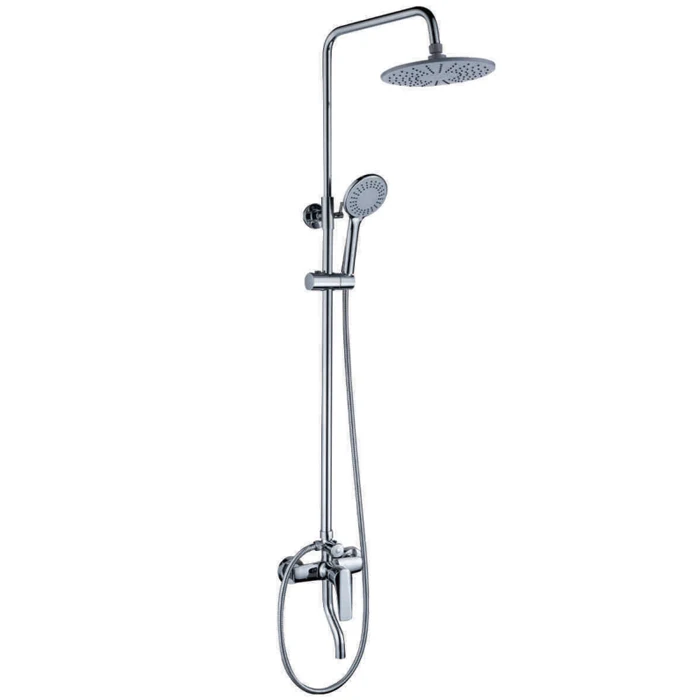 Kmry Hotel Rain Shower Set Filter Hot and Cold Mixers Stainless Steel 304 Bathroom Wash Single Handle Shower Faucets