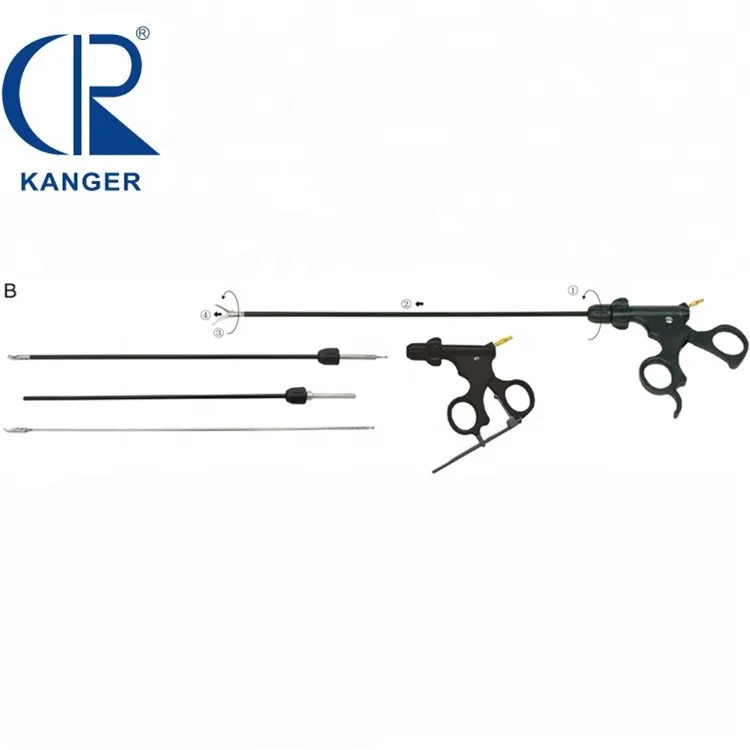 Лапароскопические инструменты многоразовые изогнутые щипцы с двойным действием maryland