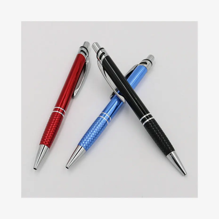 RS Branded high quality promo gift customized logo aluminium promotional Metal pen