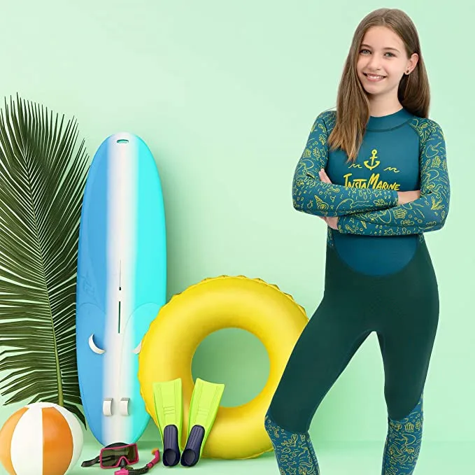 Kids Neoprene Wetsuit for Swimming, Scuba Diving, Surfing