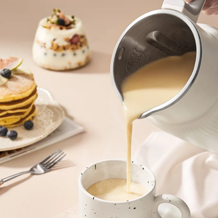 Modern style Time-saving soybean milk machines 10-blade three dimensional steel blades oat milk maker