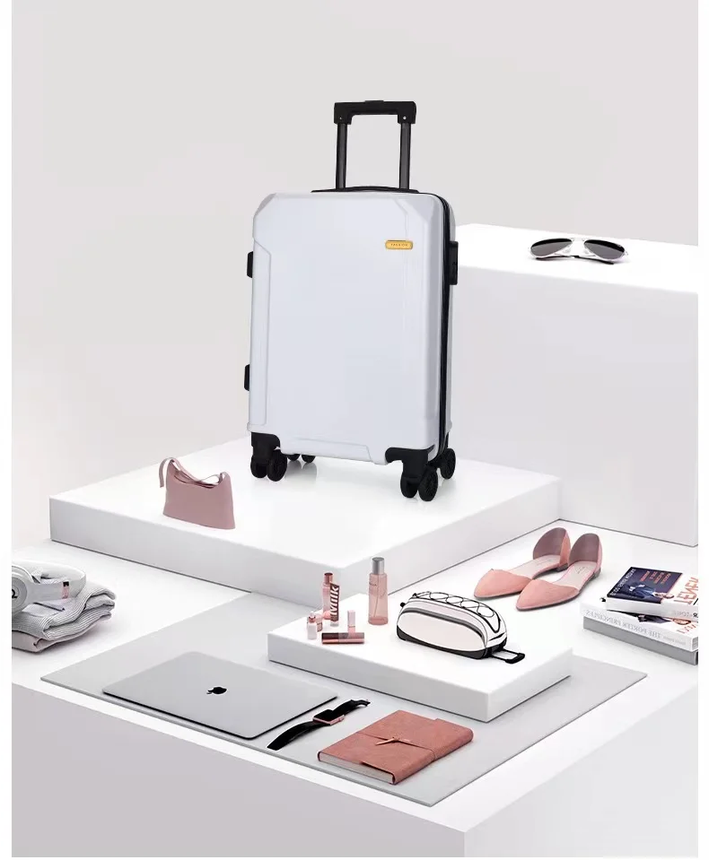 Best Seller Yellow Super Light Cabine Travel Trolley Bag Designer Carry On Luggage For Business Trip