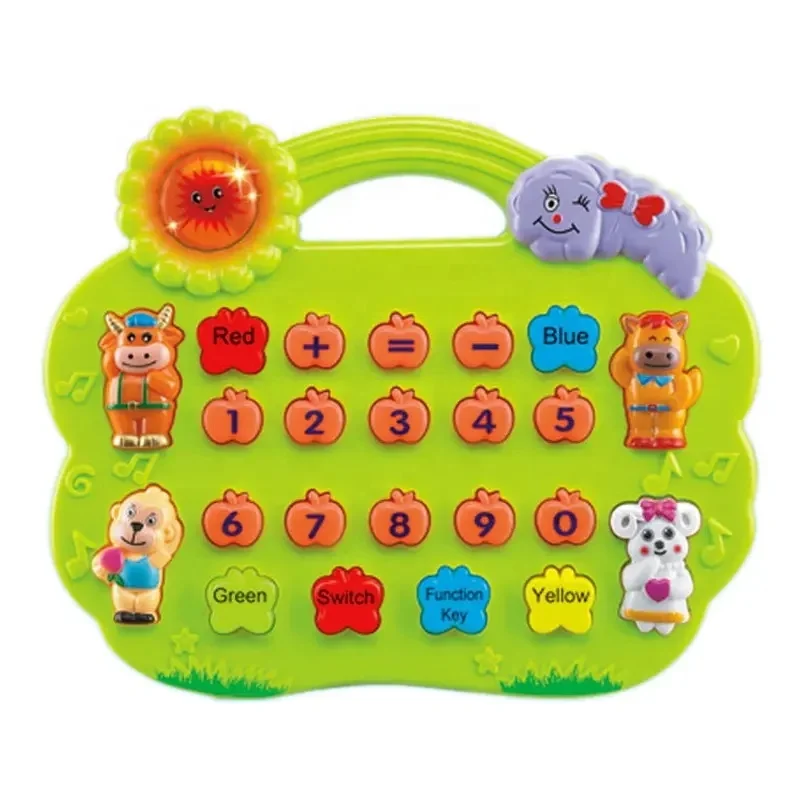 Baby developmental toys cartoon musical Keyboard light up electronic organ toys 0-3 years old early educational toys for toddler