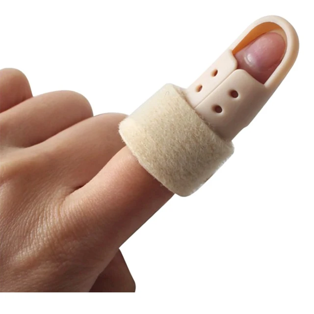 Plastic Mallet DIP Finger Support Brace Splint Joint Protection Injury