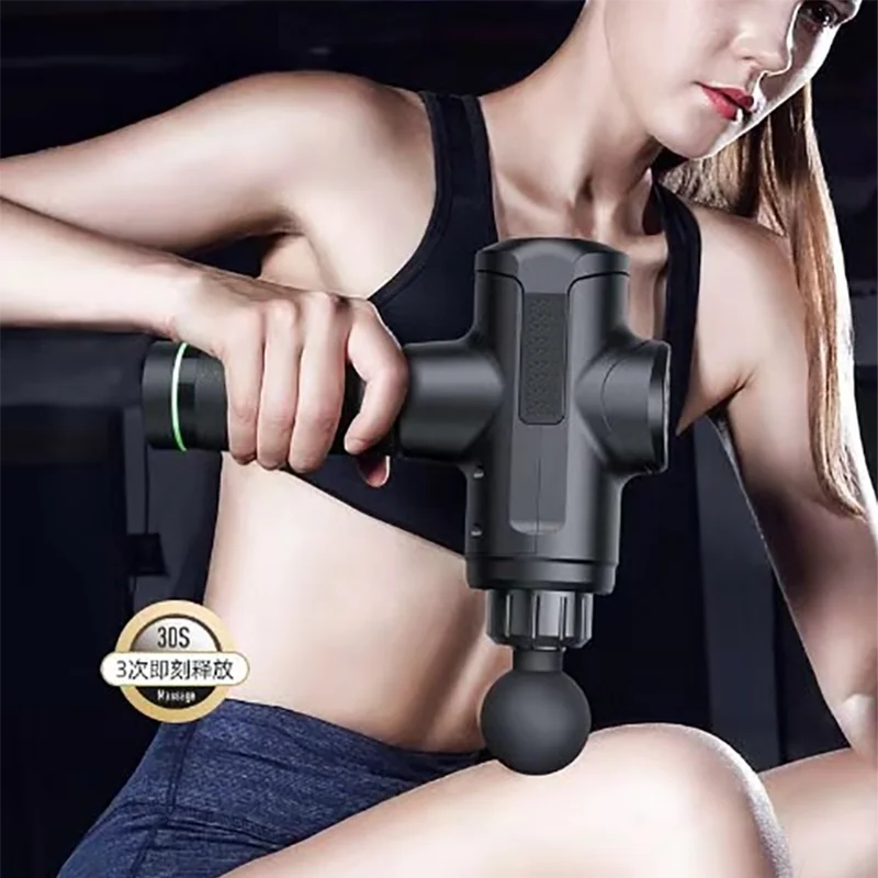 High Power Muscle Massage Gun High Speed Vibration Massager Gun After Fitness Decompose Lactic Acid Relief Pain Relax Body