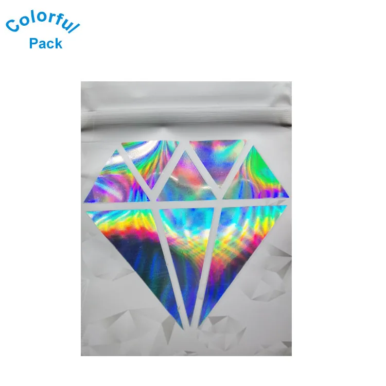 Custom Printed Recyclable PET Stand-Up Pouch Mylar Smell Proof Gummy Bear Reusable Zip Lock Packaging Heat Sealed for Sugars