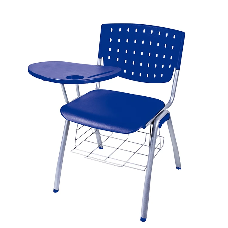 Оптовая продажа, школьная офисная мебель, студенческий стул, пластиковый тренировочный уличный стул с блокнотом для письма