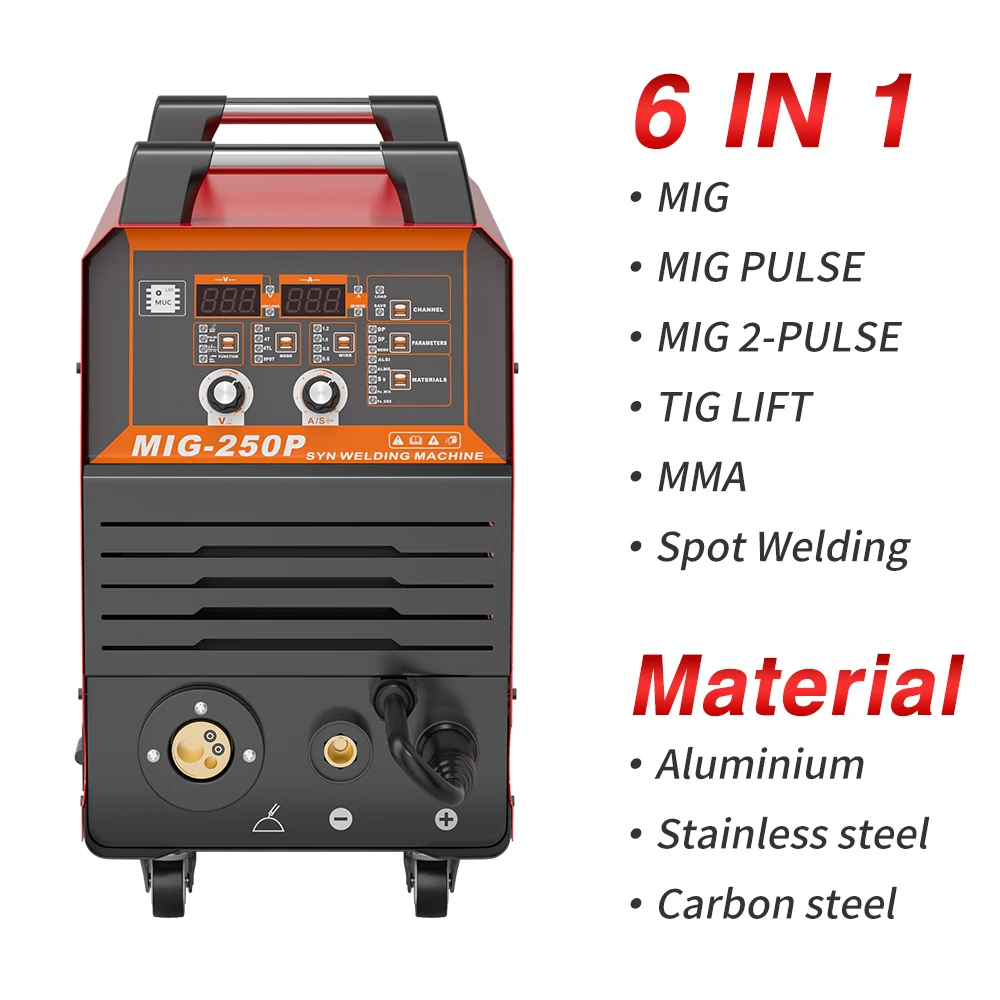 YOAO Feeder Digital/Synergic Pulse 3days Delivery Mig Co2 Igbt Dc Inverter Aluminium Welder Mig-200/250P