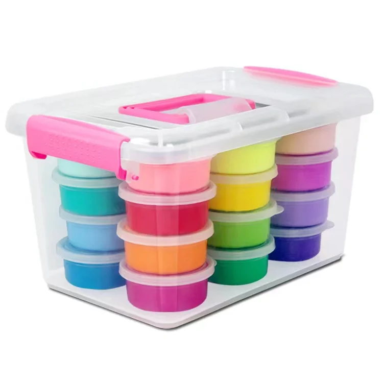 Детская глина 12/24/36 цветов 15 г лидер продаж мягкая для моделирования сухая на воздухе детей развивающие игрушки