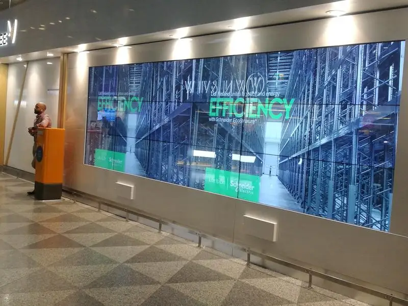 Производитель для рекламы 55 дюймов 4x4 3x3 ЖК-экран, ЖК-экран не сенсорный экран видеостены контроллер экран киоска