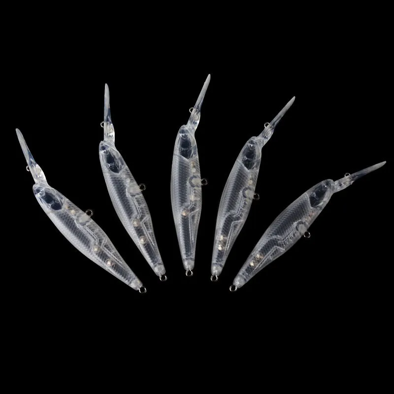 11.2CM 8.5G surface minnow pencil hard crankbait sublimation popper topwater body unpainted fishing lure blank blanks